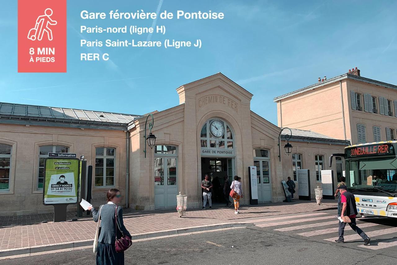 Studio Cosy En Plein Coeur Historique De Pontoise Apartman Kültér fotó
